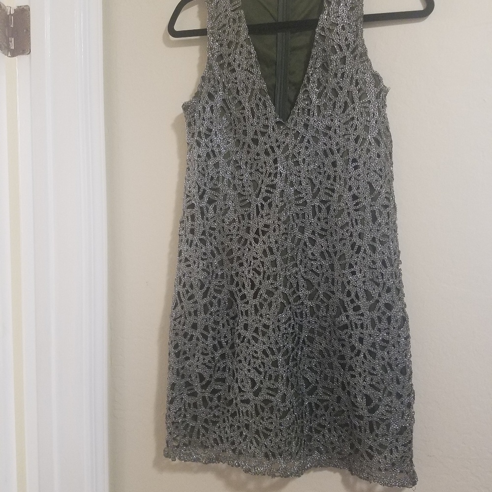 Dark green sparkly dress